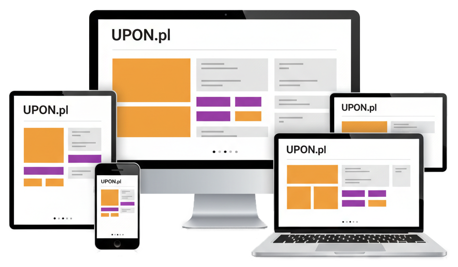 ikonografika pokazująca responsywność strony